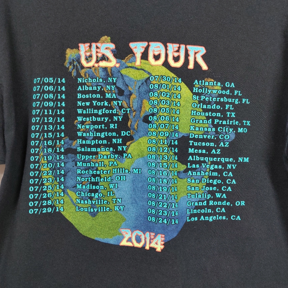 Yes Rock Band U.S. Tour 2014 T-Shirt Size M Roger Dean Prog - Picture 5 of 7